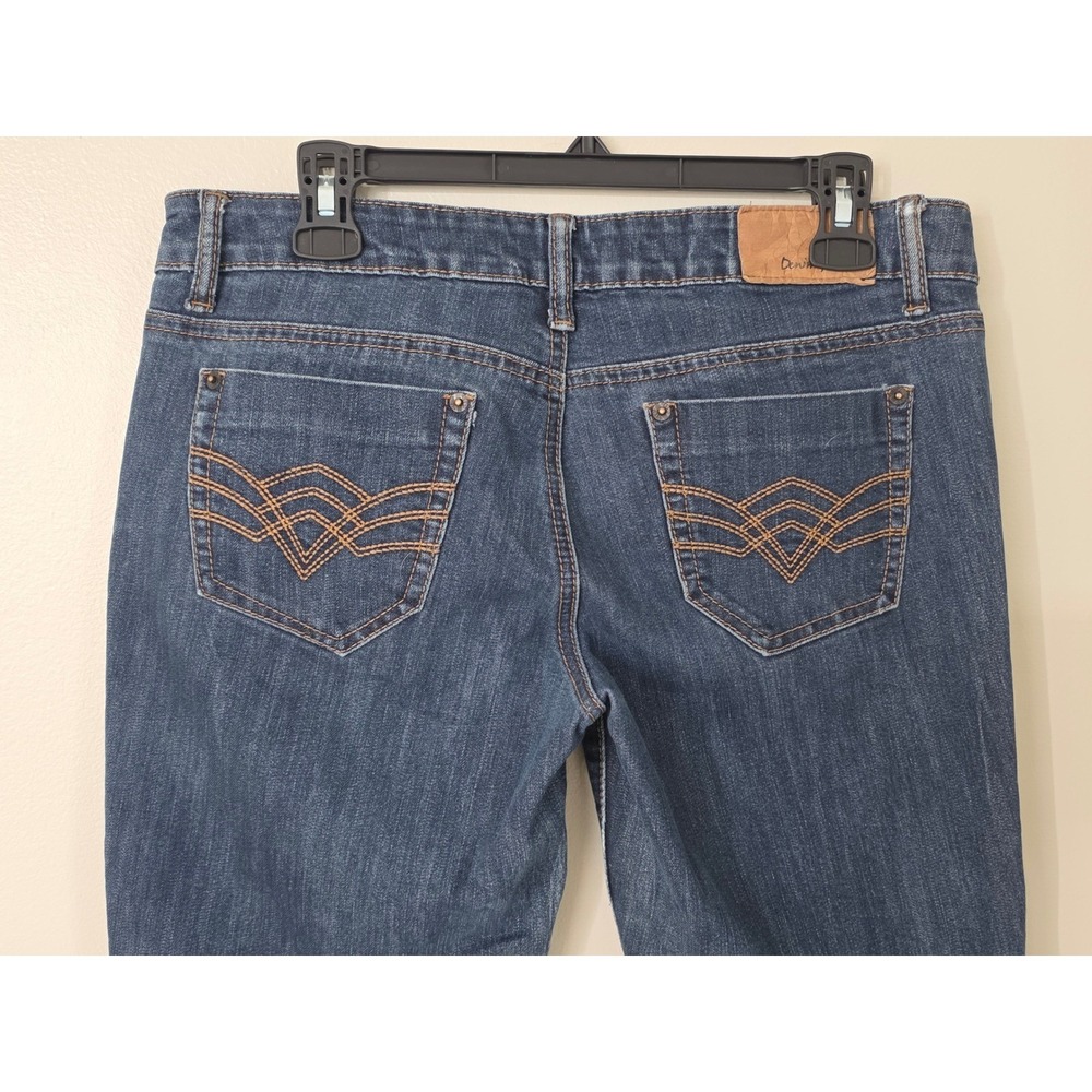 Zana Di Jeans Skinny Low Rise Dark Wash Stretch Y2K Juniors 13 - Picture 5 of 8